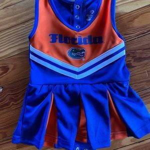 Florida Gators Baby Cheerleader Outfit. Size 3-6 months. VGUC
